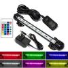 Luce LED a Spettro Completo RGB per Acquario Funzionamento con Telecomando, Lampada a Barra Luce LED per Acquario Spina per Acquari d'Acqua Dolce/Salata