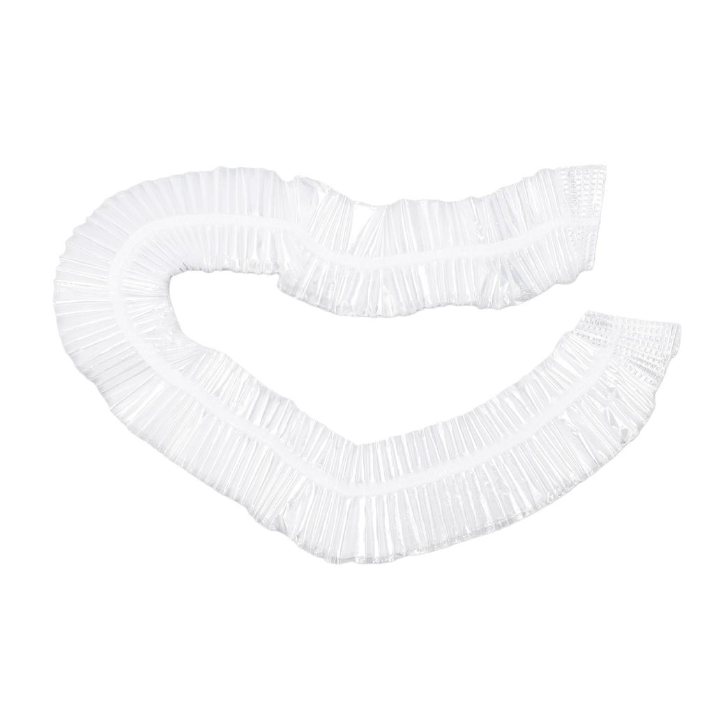 40 Pcs Paint Roller Tray Liners Transparent Reusable Paint Tray Liner Bag Covers with Elastic Edges