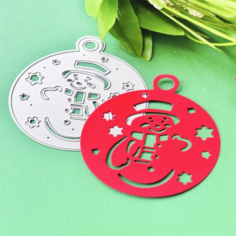 Christmas Pendant Metal Cutting Dies DIY Craft Carbon Steel Embossing Template Stencil Scrapbooking for Card Die Cuts