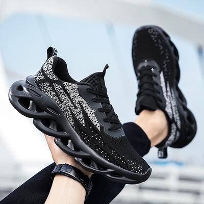 Große Größe Frühling neu fly-gewebt leicht und atmungsaktiv lässige Sportschuhe Twist-Sohle Herren Laufschuhe Herrenschuhe