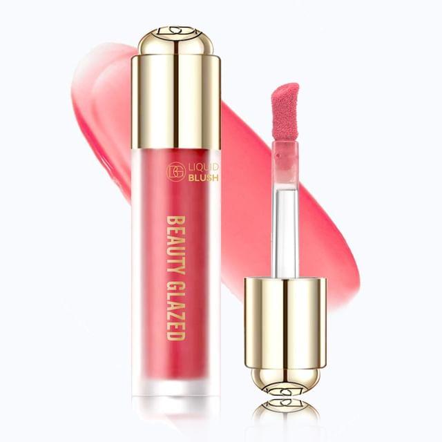 BEAUTY GLAZED - Velvet Liquid Blush - 5 Colours B101 Happy - 7.5g