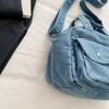 Vintage Denim Women's Bag Large Capacity Stitching Tote Women's Bag