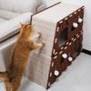 Stackable Cat Scratcher House Felt Cat Claw Board Climbing House  Cat Scratching/sleeping/playing