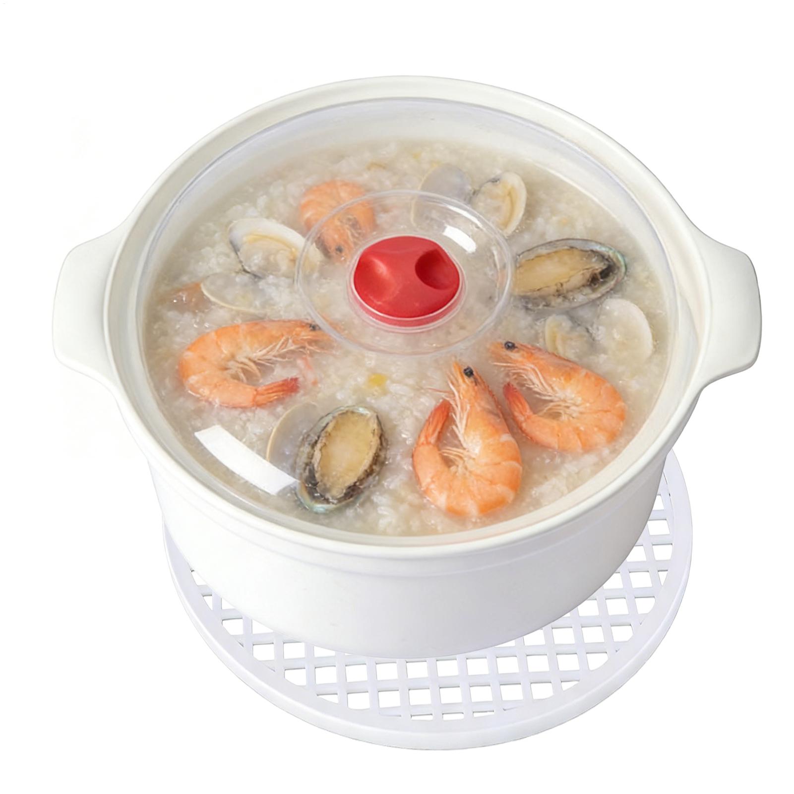 food-grade PP Microwave Heating Steamer Household Large Capacity Steamer Kitchen Steamer Box Steamer Rack Can Exhaust Steam CN