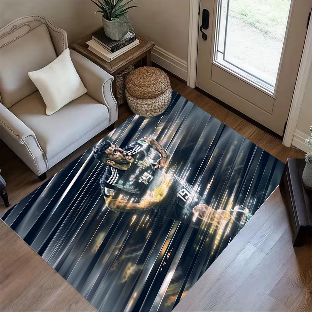 Precision Soccer Carpet Suitable for Entryway Study room Decorate room Bedrooms Anti-slip Rug Decorate Offices Perfect Gift for Women/Men