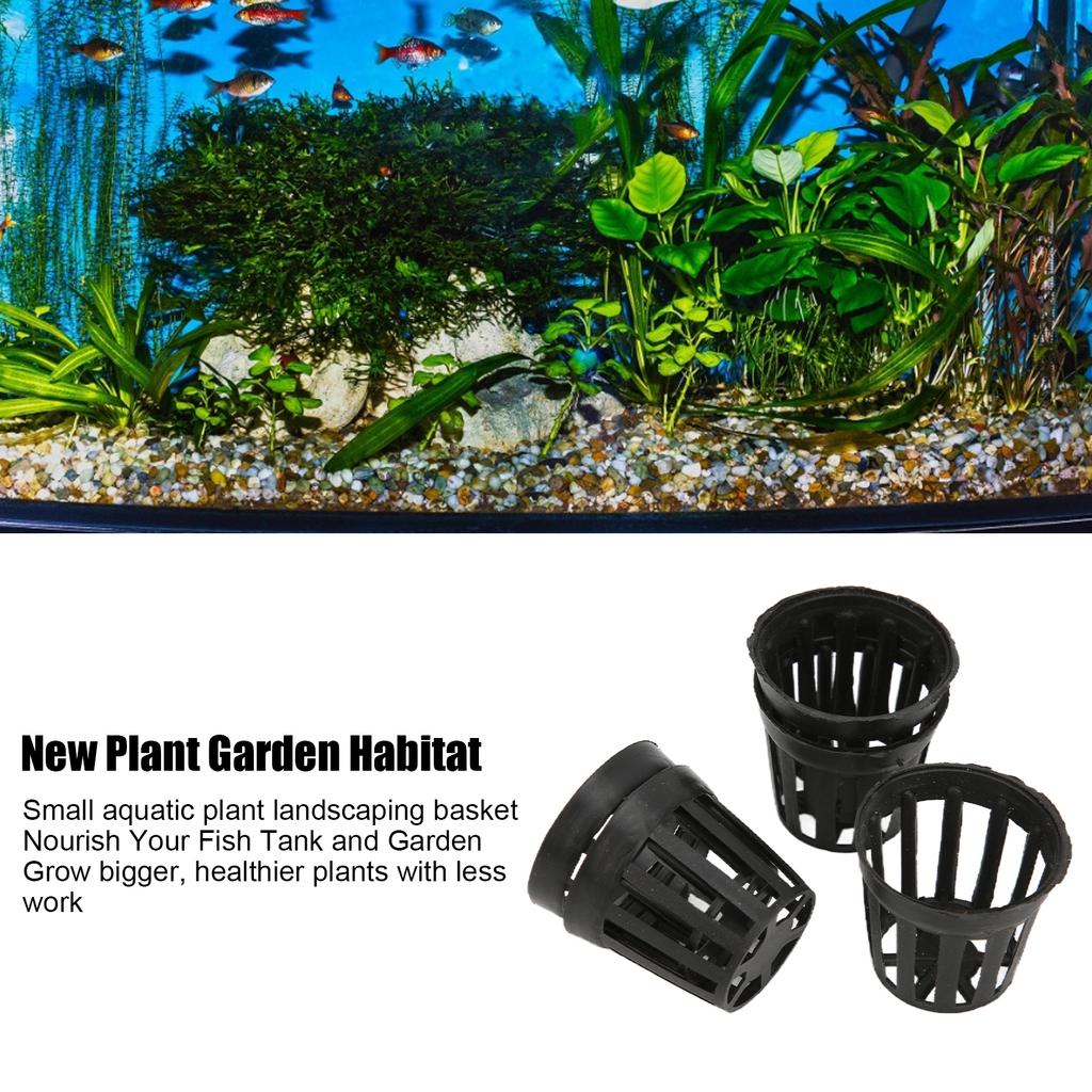 10pcs Net Cups Plastic Garden Fish Planting Basket for Planting