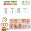 Solid Pure Copper Washers Annealed M5 M6 M8 M10 M12 M14 M16 M20 Sump Plugs Oil Seal Oring Spacers Motorcycle Flat Gasket Kit Oil Drain Plugs 3