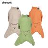 Ins Wind Autumn and Winter Pet Clothes, Thickened Four-legged Clothes Printed Home Clothes Teddy Than Bear Dog Clothes