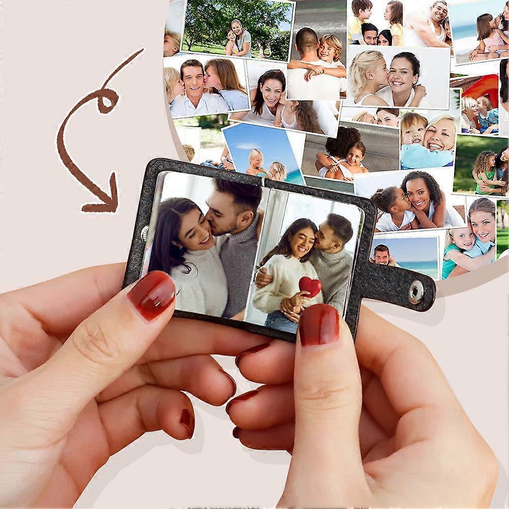 Mini Color Photo Album Keychain Pendant Diy Color Printed Keychain Ornament