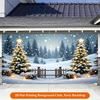 1Pcs Winter Wonderland Night Scenery Decoration Background Winter Backdrop For Photo Studio Photo Booth Party