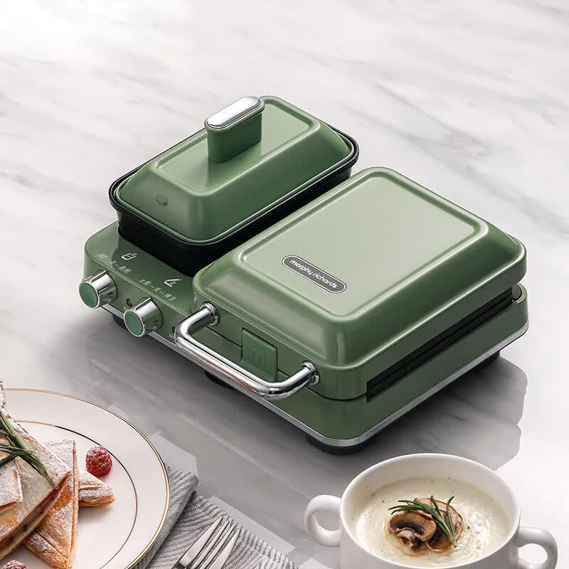 Morphyrichards MR9086 Dual-Zone Electric Pancake & Sandwich Maker CN plug (adapter included)