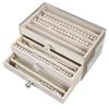 Elegant Multifunctional Jewelry Box: Dustproof Organizer for Necklaces, Earrings, and Rings