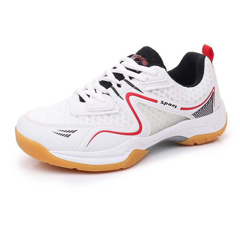 Summer Breathable Badminton & Tennis Shoes for Men & Women – Professional Training with Rubber Sole