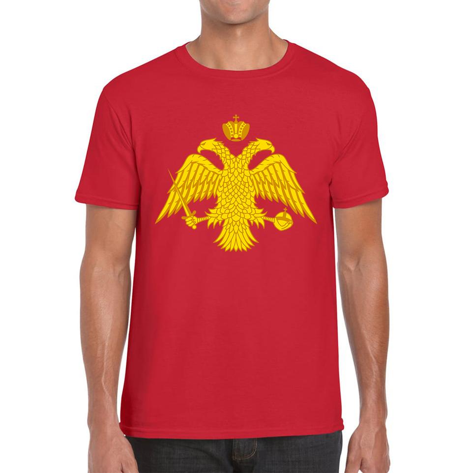 Byzantium Double Headed Eagle Symbol Unisex Mens T Shirt Womens Tops Tees M