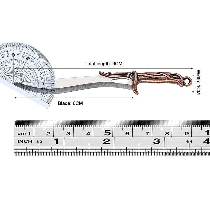 Брелок портативный мини-нож подходит для открытия праздничных подарков — фото 11