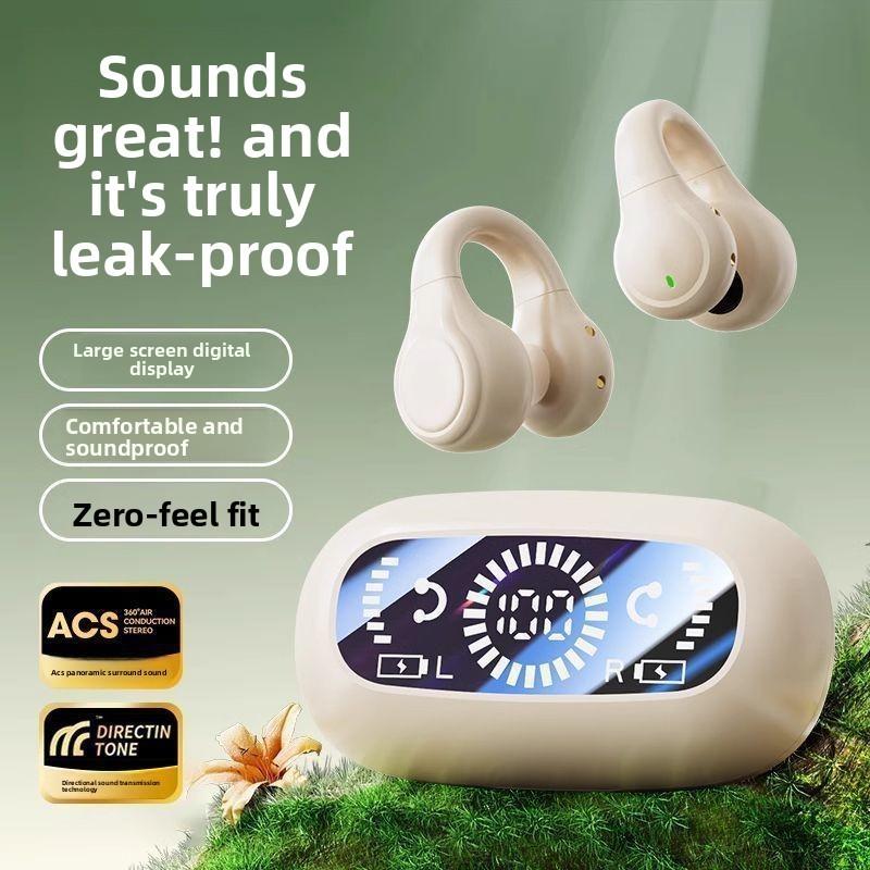 Wireless Bone Conduction Headphones With Long Battery Life For Sports And Handsfree Calls
