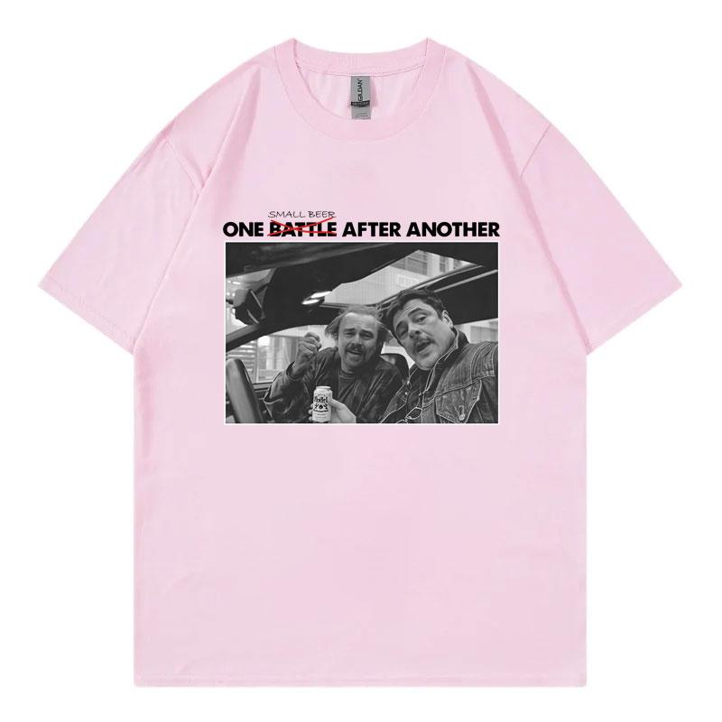 Ein kleines Bier nach dem anderen Lustiges Meme Grafik T-Shirts Vintage Mode Kurzarm T-Shirt Unisex Lässiges Lockeres Baumwoll-T-Shirt
