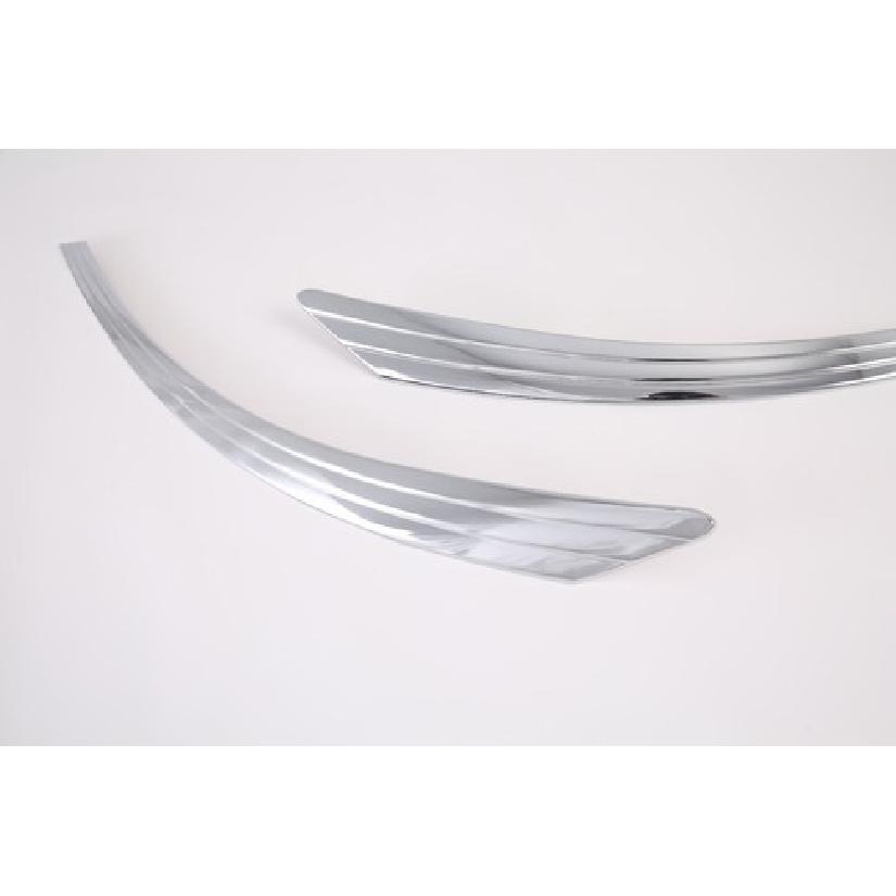 Chrome Front Headlight Eyebrow Frame Cover Trim For - Hyundai Sonata