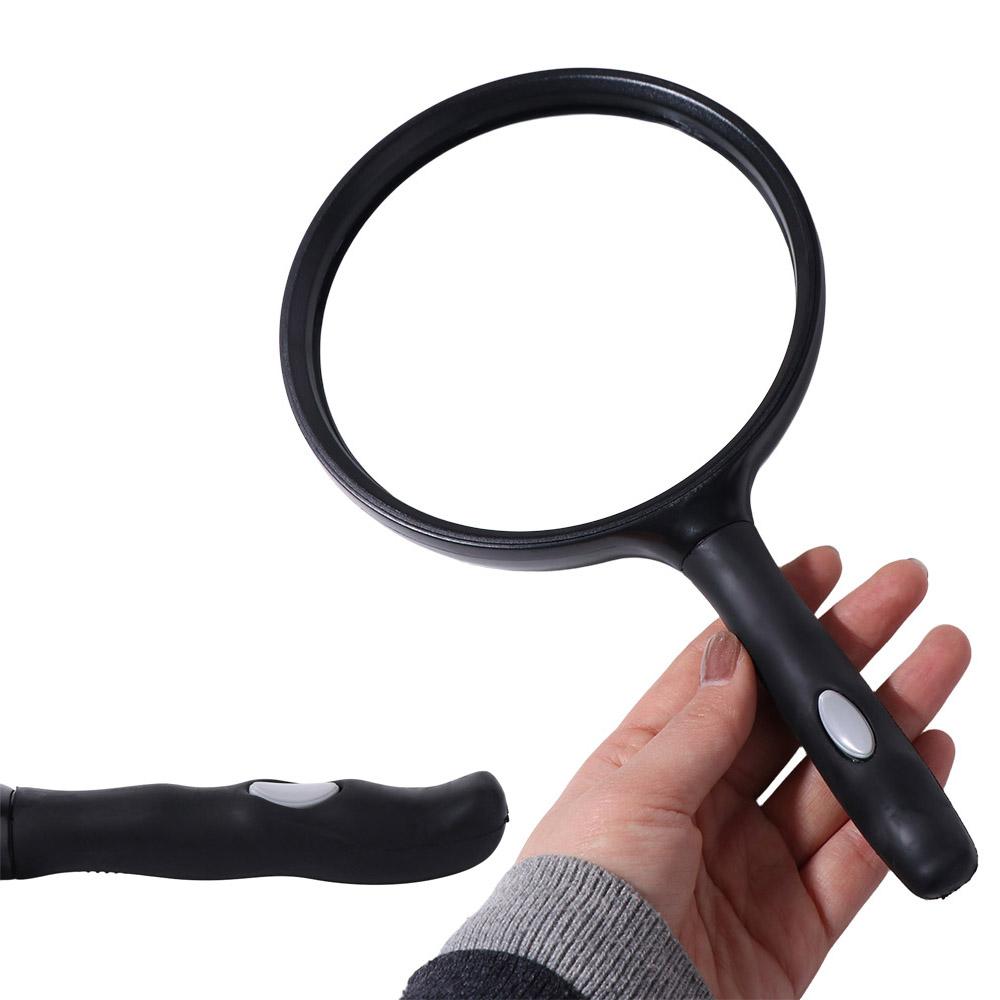 3X HD Handheld Magnifier Large Lens 130 Mm Reading Magnifier Provide Close View Multipurpose Microscope Lens Watch Repair
