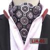 "Men's Paisley Polyester Jacquard Scarf - Gao Mouqiang Style for Trendy Business Attire"