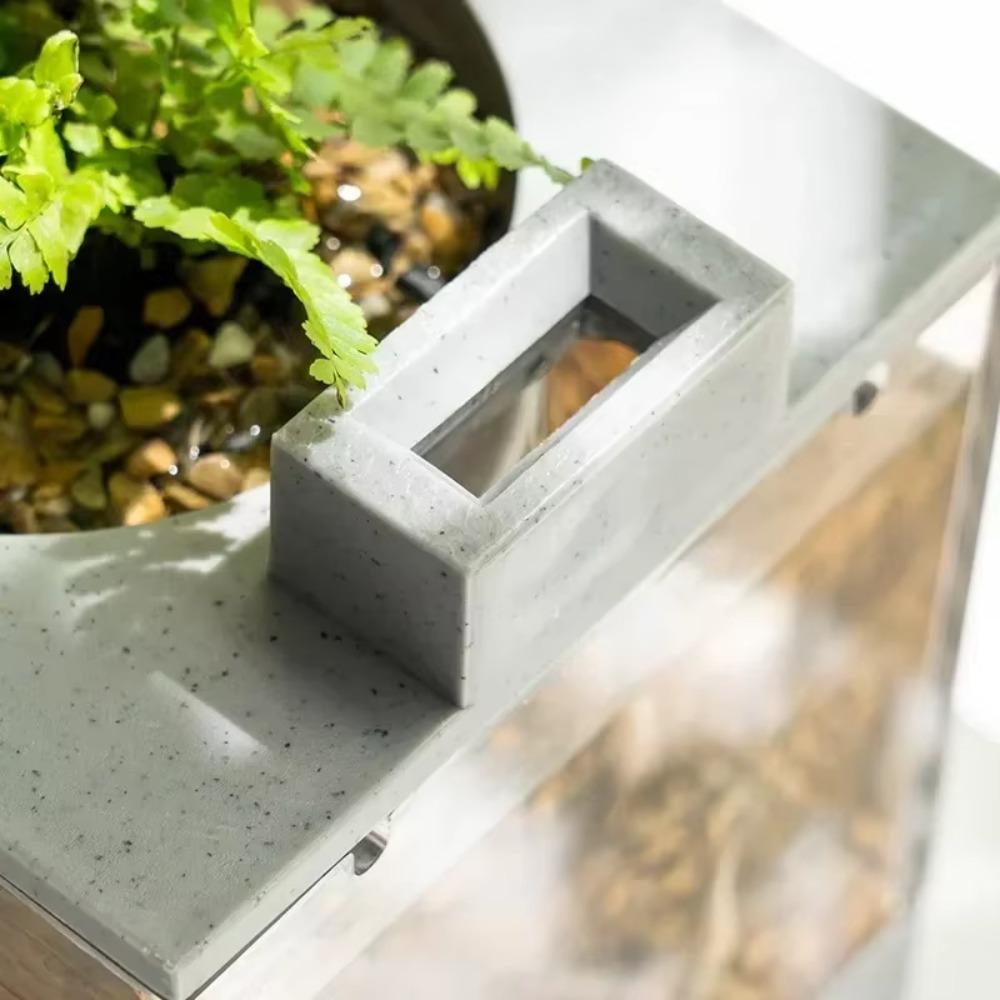 Flowing Water Landscape Fish Tank Silent Filter Micro Landscape Ornaments Desktop Fish Tank Office