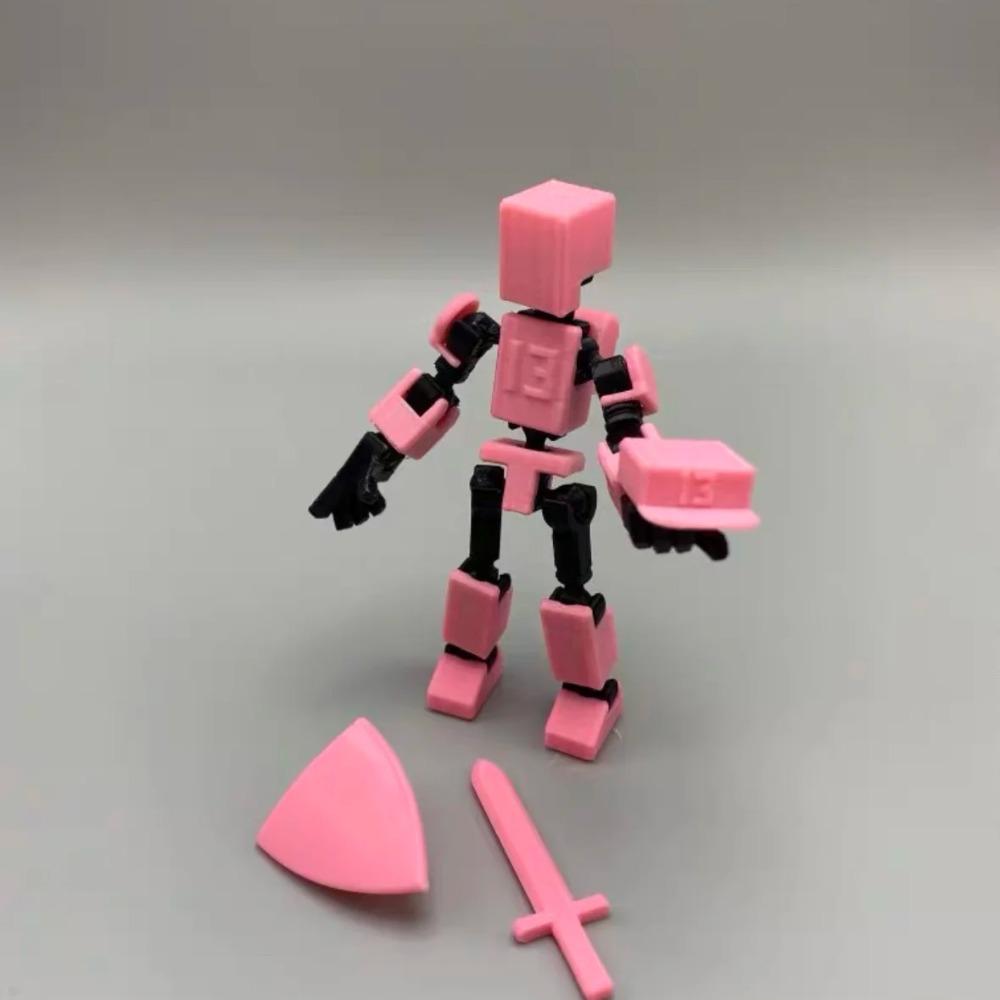 Multi-Jointed Movable Shapeshift Robot Lucky 13 Figure Toys 3D Printed Mannequin Dummy Figure Kids Adults Parent-children Game