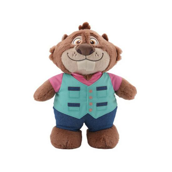 Authentic Zootopia 2 Judy & Nick Plush Keychain with Officer Clawhauser Ornament