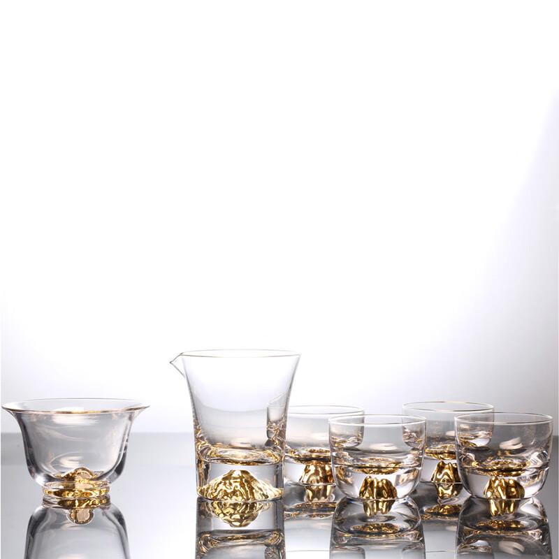 Ge Bei Tang Blue Phantom Gold-Painted Tea Set (8-Piece)