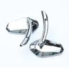 WTZMOTO Motorcycle Handlebar Side Rearview Chrome Mirrors, Harley-Davidson Mirrors,