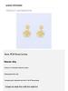 S925 Silver Floral Rose Stud Earrings with Gold Retention for Women