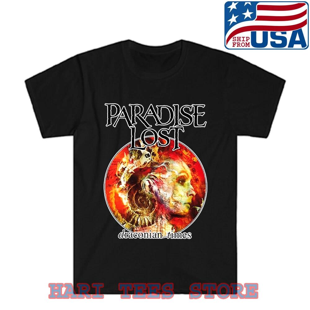 Paradise Lost Draconian Times Men s Black Size S to 5XL 4XL