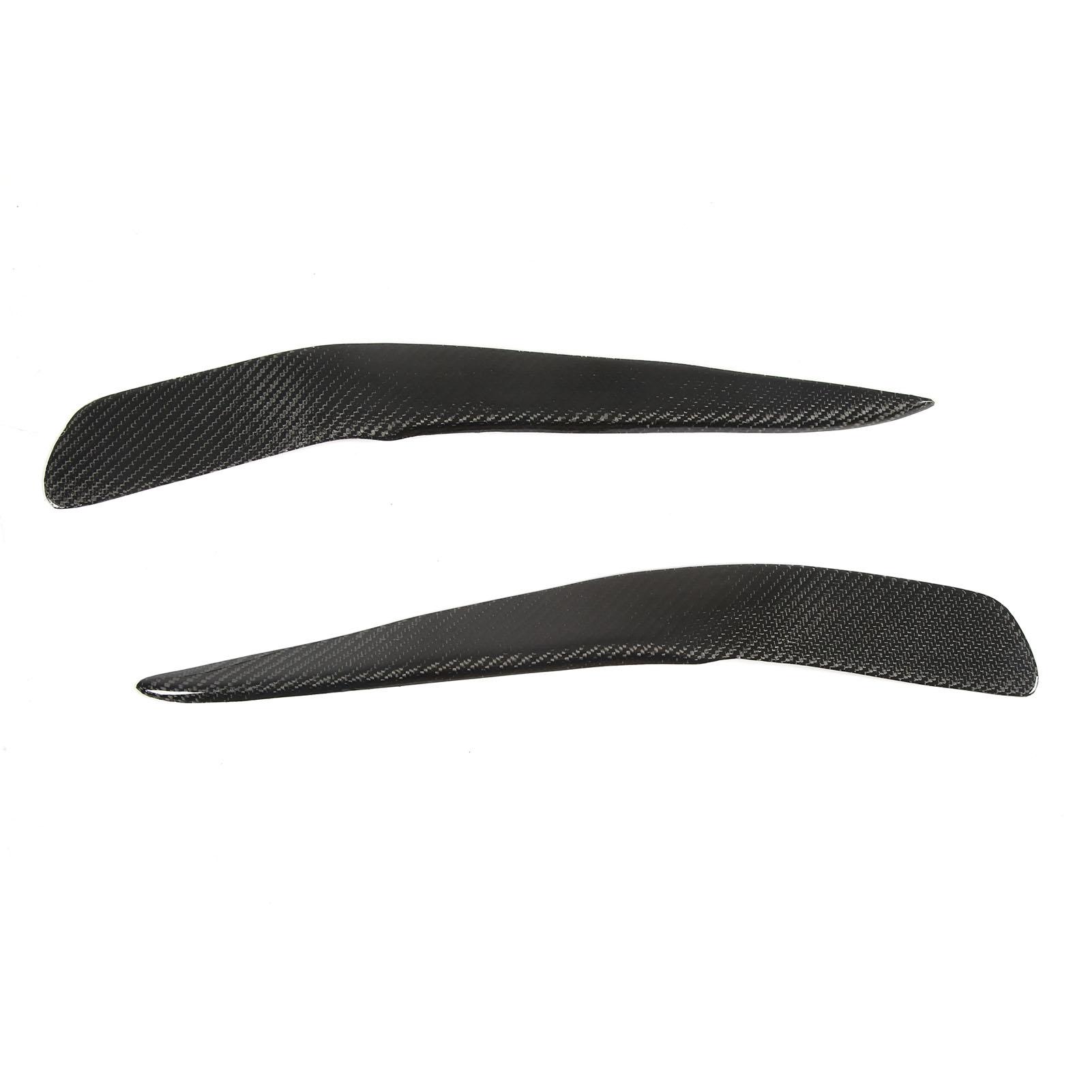 

2 Pcs Carbon Fiber Headlight Eyebrow Heat Resistant Car Front Headlamp Eyelid Cover Replacement for IS200 1999‑2004