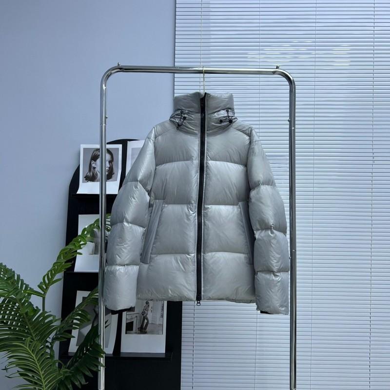 Oversized Puffer Jacket With Hood Down Fill Winter Coat Men Women - Warm Thick Short Parka In Black Navy
