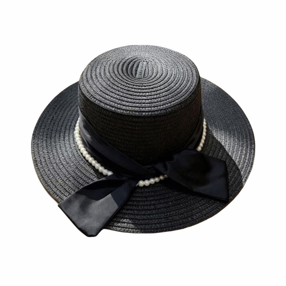 Silk Bow Bucket Hat Multicolor Beach Hat French Sun Visor Hat  Summer Outdoor