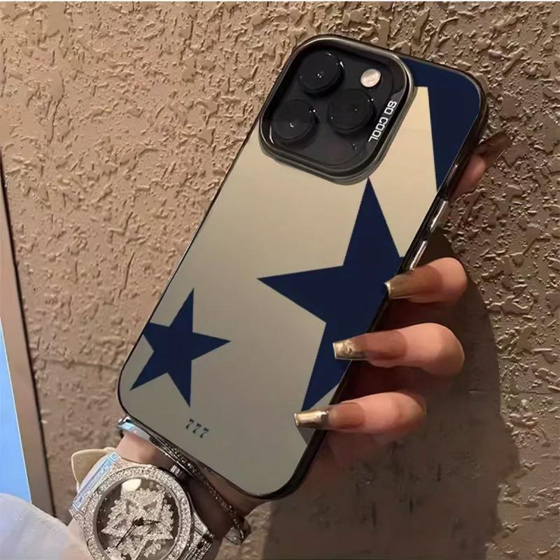 

Premium Blue Star IPhone11 12 13 14 15 16 ProMax Apple IMD Phone Case Xr Xsmax iPhone 12 ProMax