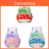 Kids Mushroom Pattern Backpack With Breathable Oxford Fabric And Double Shoulder Straps For Toddlers