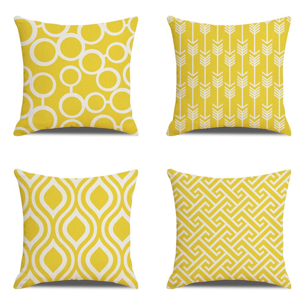 Nordic Geometric Decorative Pillow Sofa Cushion Cover Modern Home Decor Square Pillowcase Peach Skin Pillowcase