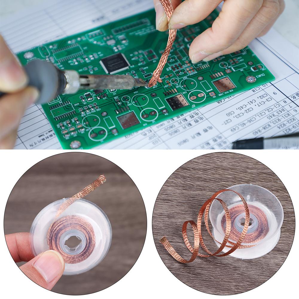 2025 Hot Professional Desoldering Braid Tape Copper Solde Wire Tin Solder Removal Soldering Wick BGA Repair High Quality Tools