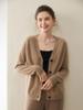 Thickened Autumn/Winter V-neck Cashmere Cardigan: Slimming Knitted Sweater for Women, Versatile and Stylish