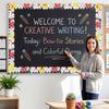 Self-Adhesive Bulletin Board Trim Colorful Bow Poster Border Stickers  for Classroom Decorations