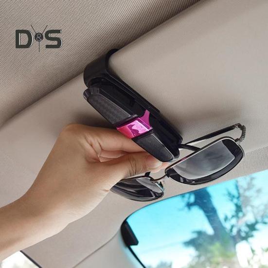 Suport pentru ochelari de soare pentru ochelari de soare Clip pentru ochelari 180 de grade Rotativ Protecție la zgârieturi Clip pentru ochelari de soare ușor de instalat Accesorii pentru parasolare auto