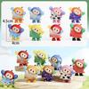 Tilt-Head Cute  8 Pcs Adorable Animation Figurines Collectible Trendy Toys Perfect For Surprise Gifting In Stock