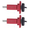 2Pcs Circuit Breaker Lockout Device Set ABS Mini High Temperature Resistant Compact Breaker Lock for Electrical Locking