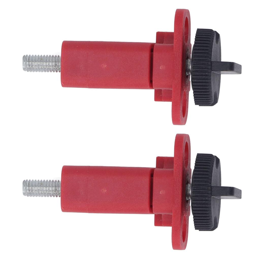 2Pcs Circuit Breaker Lockout Device Set ABS Mini High Temperature Resistant Compact Breaker Lock for Electrical Locking