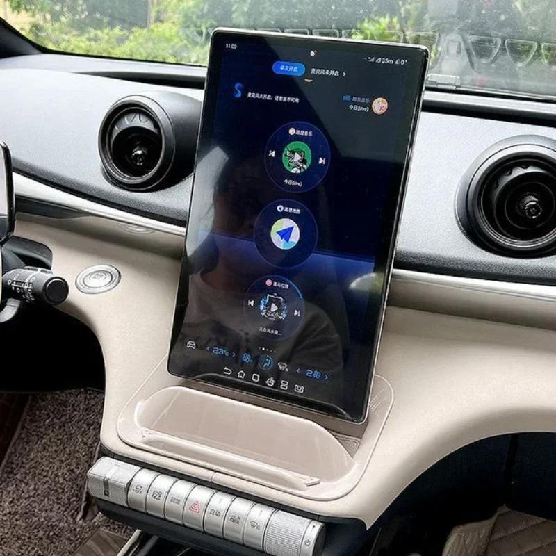 For BYD Dolphin 2024 Atto 1 Central Control Storage Box Screen Instrument Table Accessories Interior Storage