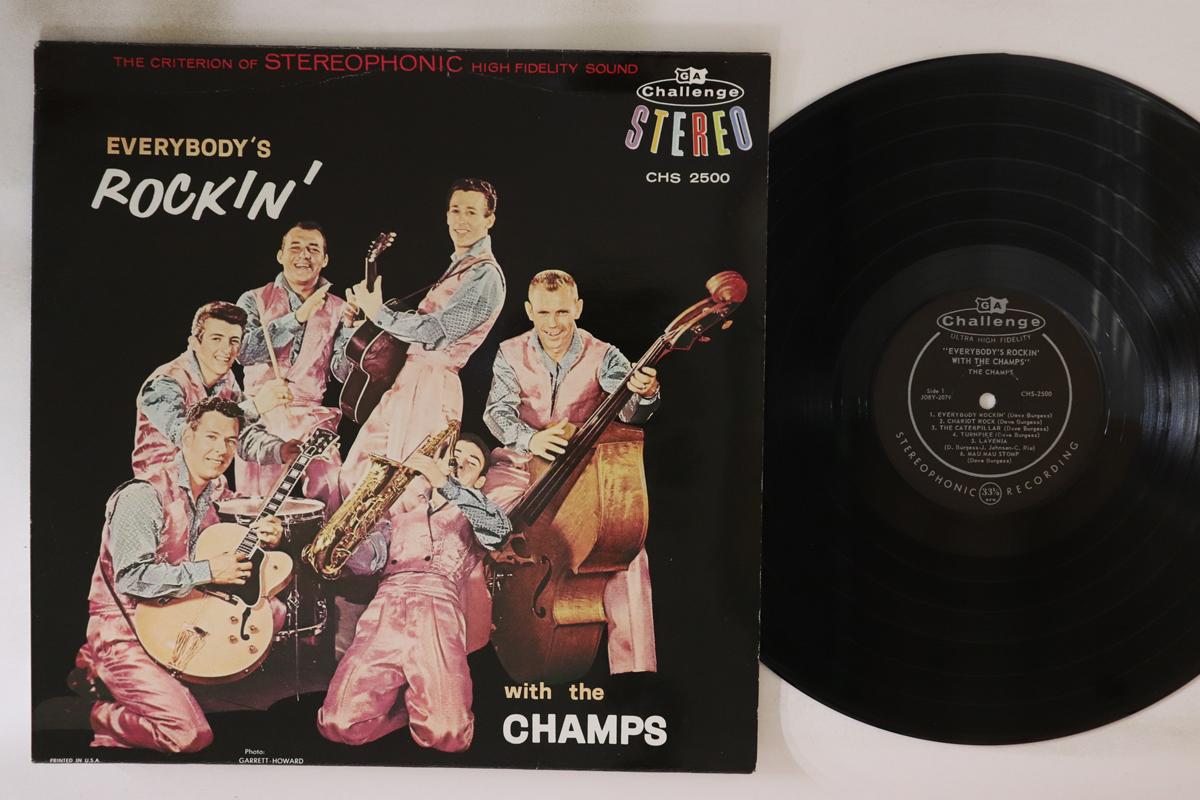 

LP Record CHAMPS - Everybody s Rockin CHS2500 CHALLENGE 1959 US Rock Used