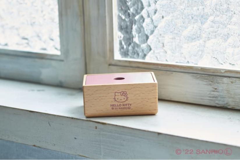 Nichigan Hello Kitty Wooden Goods Series HK12 Mini Case HELLO KITTY