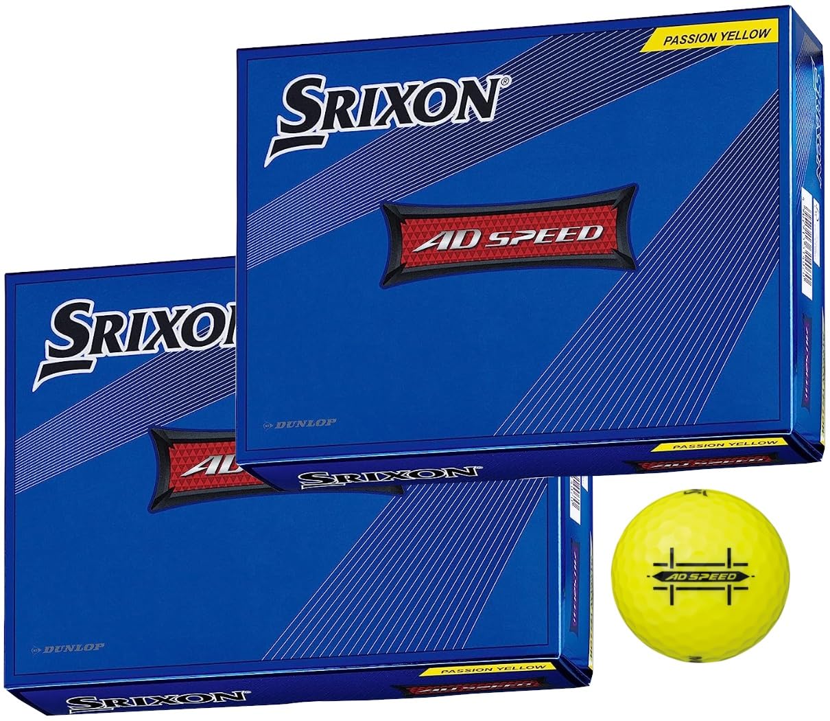 

Golf ball AD SPEED 2022 model (2 dozenyellow)