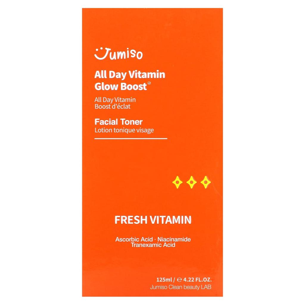 All Day Vitamin Glow Boost Facial Toner, 125 Ml (4.22 Fl Oz)