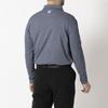 FootJoy Men's Brushed Salamander Print Long Sleeve Shirt, Navy, Size XL (FJ-F24-S18, 32114-XL)